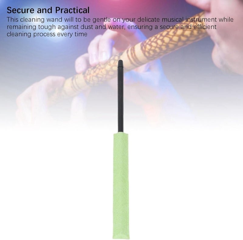 POCREATION Flute Cleaning Stick Fast Water Absorption, Premium ABS, Silicone Material, for Various Flutes and Piccolos, Portable Care Wand - Image 1